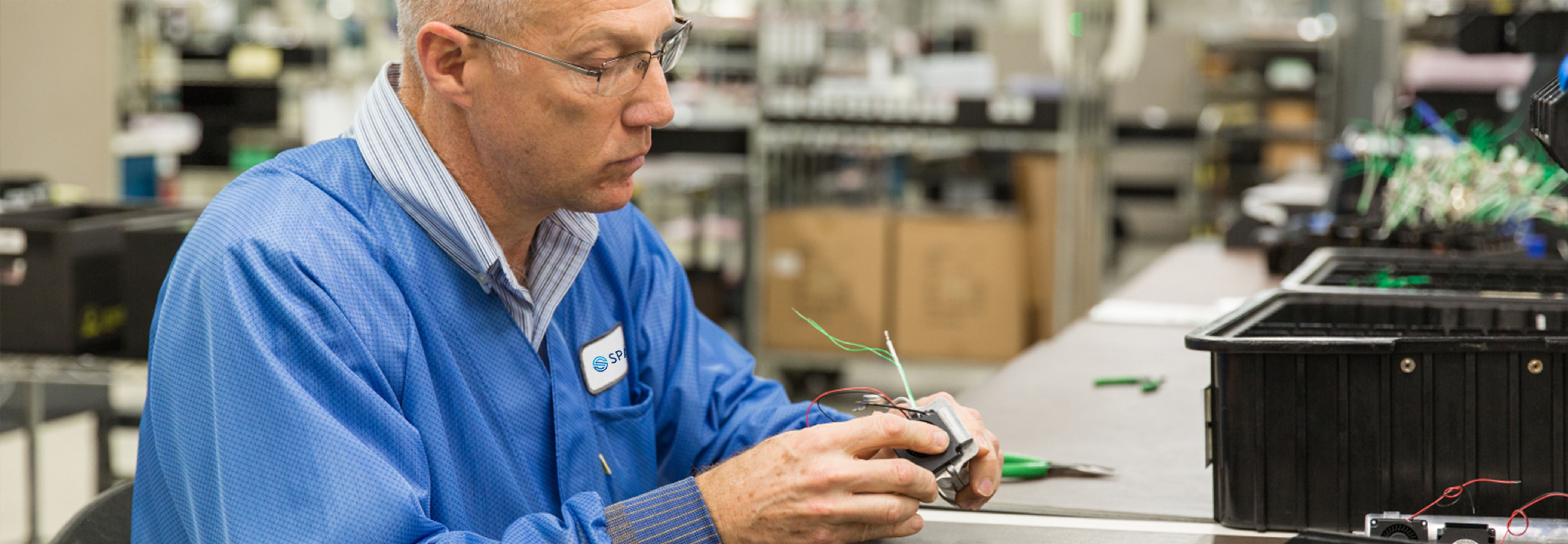 Man Working on Chipset